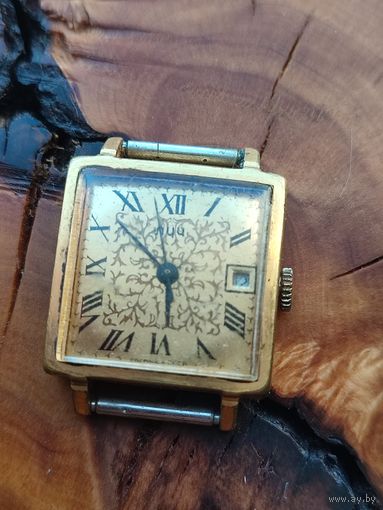 Часы "Луч" позолота AU 10 с рубля без МЦ