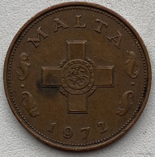 Мальта 1 цент 1972 г.