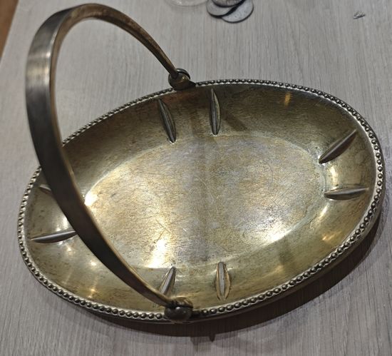 Конфетница, Советское серебро 875пр. 100гр. Таллин 1957 года