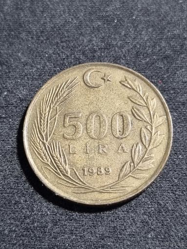 Турция 500 лир 1989