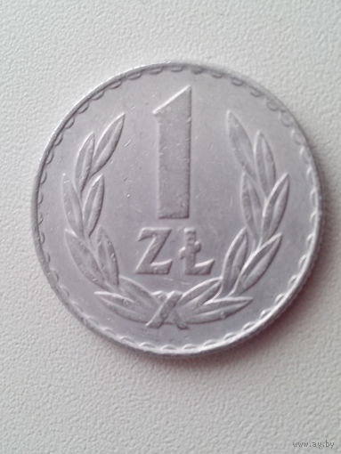 1 злотый 1974 г. Польша.