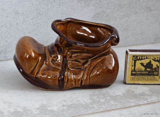 Ботинок статуэтка керамика