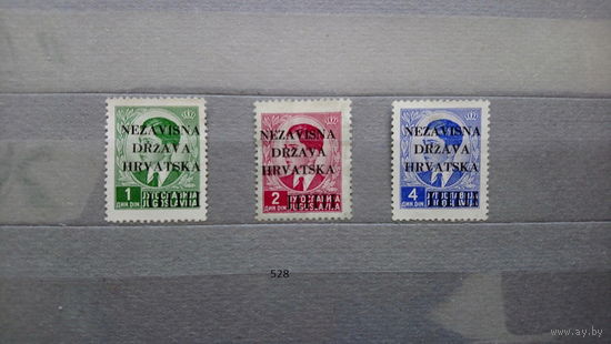 Марки. Хорватия. Рейх. Война.1941 год.