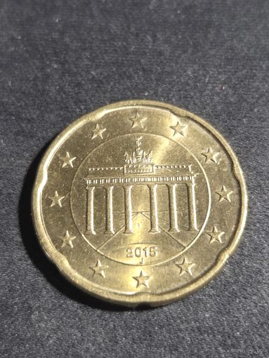 Германия 20 евроцентов 2015 J
