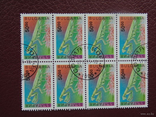 Болгария 1992г. Насекомые.