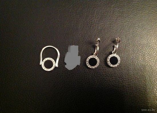 Кольцо Bvlgari двухстороннее, потрясающий подарок, размер 16.4