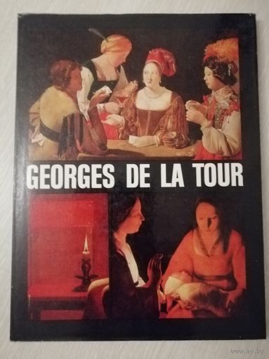 GEORGES DE LA TOUR. ЖОРЖ ДЕ ЛАТУР. Книга-фотоальбом.Большой формат. 1980г.