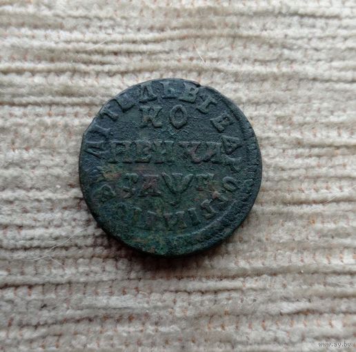 Werty71 Россия 1 копейка 1713  Петр 1 3А