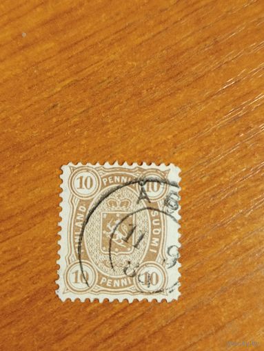 1881 Россия Великое княжество Финляндское Лин 1121/2 герб (5-8)