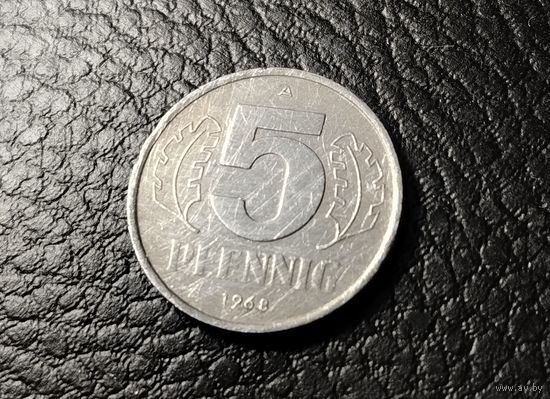 ГДР. 5 пфенниг 1968