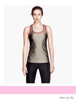 Топ эластичный H&M sport, р.46