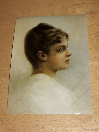 Открытка Австрия. Живопись. Баронесса Мария Александрина фон Вечера (трагедия в Майерлинге). Неизвестный художник. Чистая