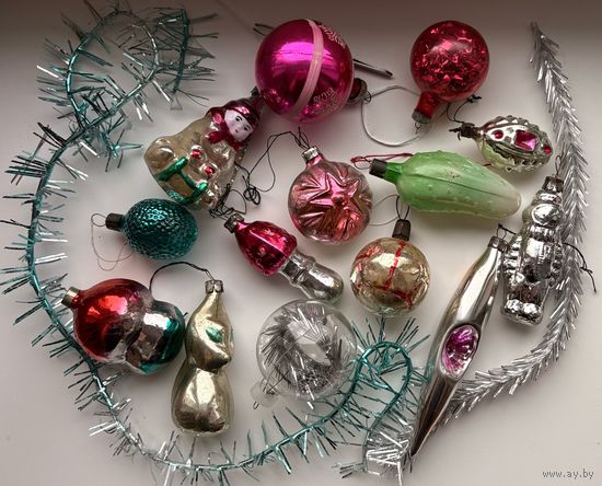 Елочные игрушки ссср продажа лотом