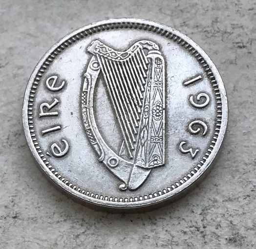 Ирландия 3 пенса 1963