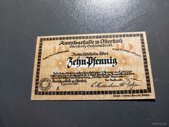 Германия 10 пфенингов 1921г (7)