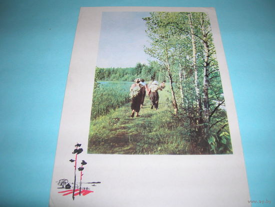 БССР. 1965 год. Нарочь. Туризм. Подписана