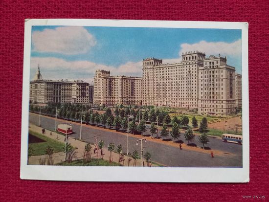 Москва. Ломоносовский проспект. Шагина 1960 г. Чистая.