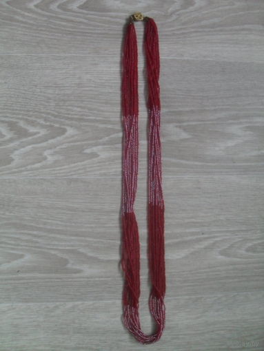 Бусы из бисера.92 см.10 нитей.