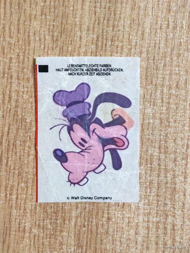 Вкладыши от жвачки Дональд Дак - Гуфи (Goofy) - Walt Disney Company Donald Duck bubble gum