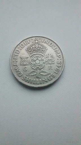 ВЕЛИКОБРИТАНИЯ 2 шиллинга 1948 год