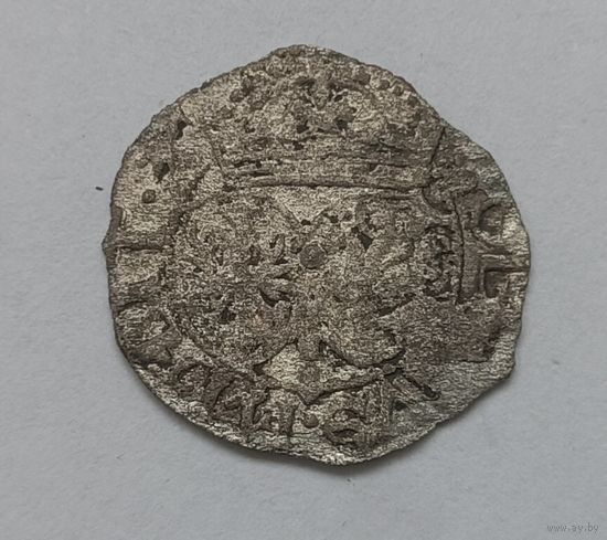 Солiд и Ваза! 1614 Сигизмунд III, Вильно. Звезда после легенды на реверсе, редкий