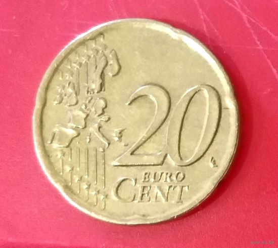 20 евро Центов * 2002 год * Греция