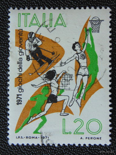 Италия 1971г. Спорт.