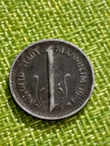 Нотгельды Манхайм  10 пфеннигов 1919 г
