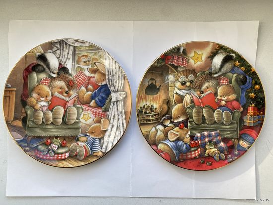 Тарелка декоративная, фарфор, Англия.