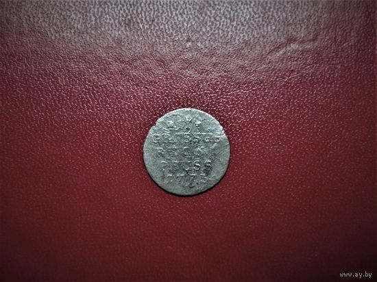 2 ГРОША 1773г., ПРУССИЯ. ("Е" - Кенигсберг).