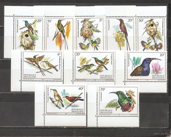 ФФ1 Руанда 1983 Птицы