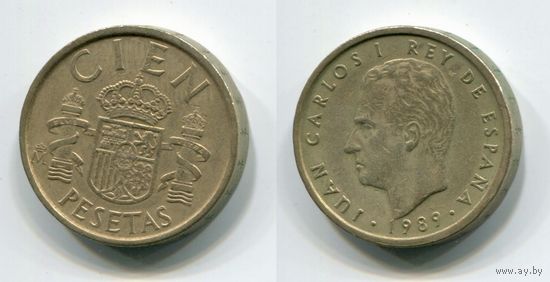 Испания. 100 песет (1989)
