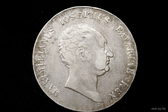 Талер 1816 г. Бавария (Германия), Максимилиан I. Кабинетная патина, пореже!