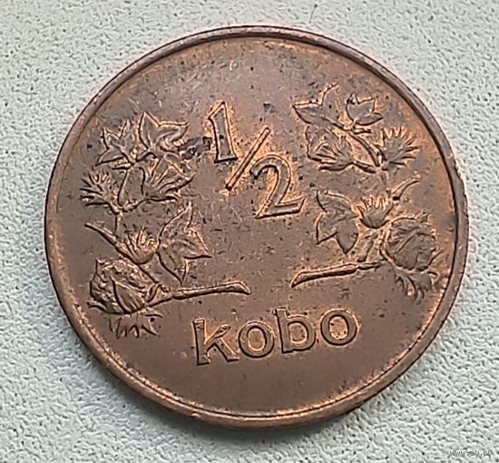 Нигерия 1/2 кобо 1973 2-2-11