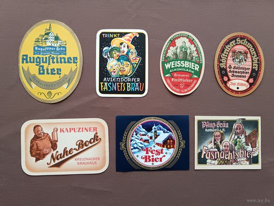 Пивные этикетки по 5 рублей за этикетку, а-12-1 (3981)