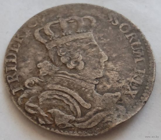 6 грошей 1757