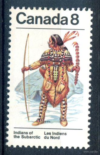 Канада - 1975г. - национальные костюмы, 8 с - 1 марка - MH [Mi 588]. #3-WB-86-A-2