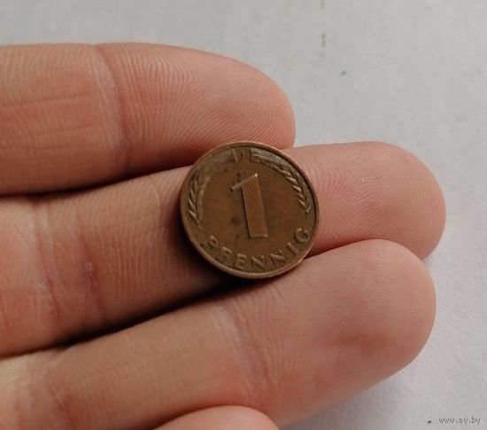 1 пфенниг 1950г. (J). Германия.