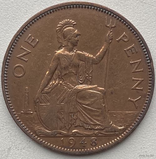 Великобритания 1 пенни 1948 г.