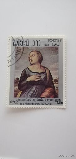 Лаос 1983.   500 лет со дня рождения Рафаэля