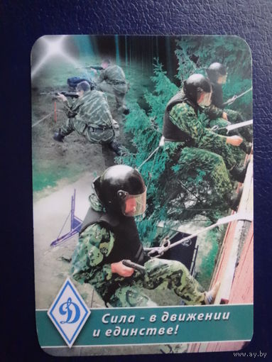 Календарик 2009 г. Динамо. Сила - в движении и единстве!