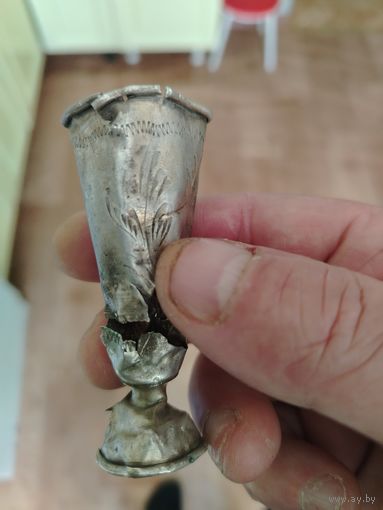 Рюмка серебро 84пр 19ги