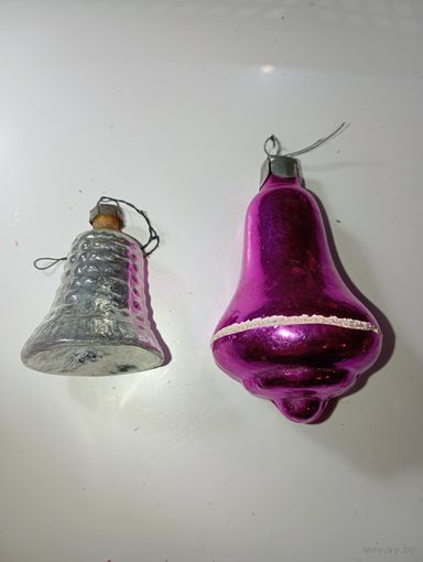 Ёлочные игрушки - КОЛОКОЛЬЧИК , СССР . Цена за всё .