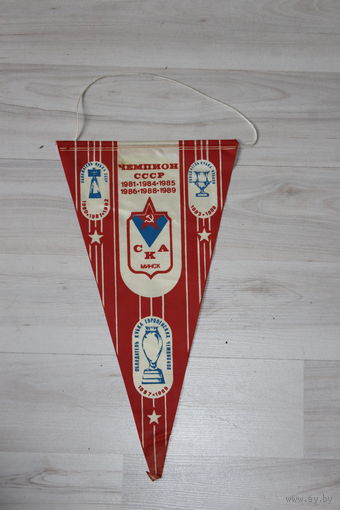 Вымпел, чемпион СССР, СКА Минск, 1987 - 1989, обладатель кубка европейских чемпионов.