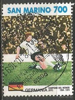 Сан-Марино. ЧМ по футболу. Германия. 1990г. Mi#1438.