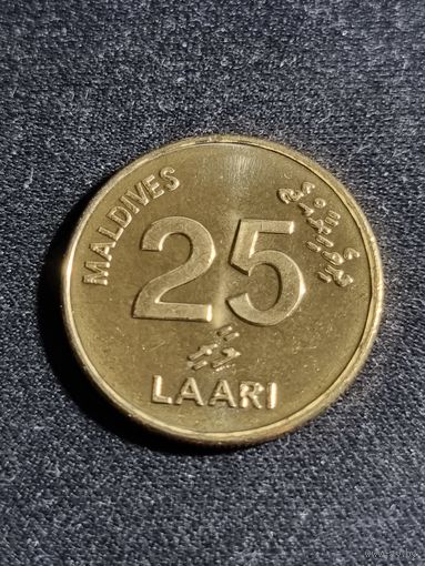 Мальдивы 25 лари 2008 Unc