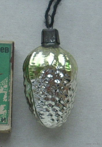Ёлочная игрушка. Шишка. Ё-13.