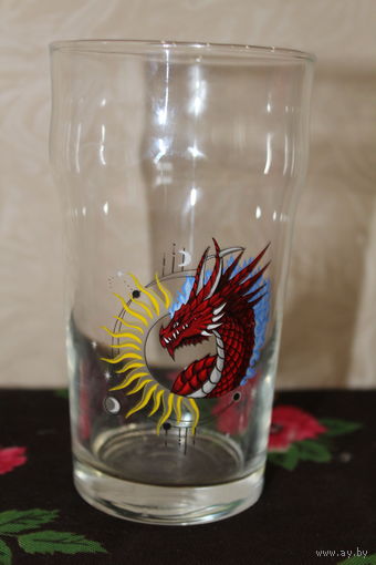 КРАСИВЫЙ БОКАЛ ИЗОБРАЖЕНИЕ "ДРАКОН" 500 МЛ