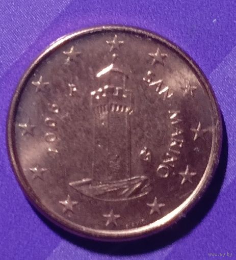 1 евроцент 2006 Сан Марино