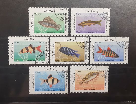 Афганистан. 1986 год. Фауна. Рыбы (2)